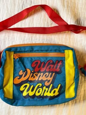 Vintage Walt Disney World double sided Belt Bag/fanny pack